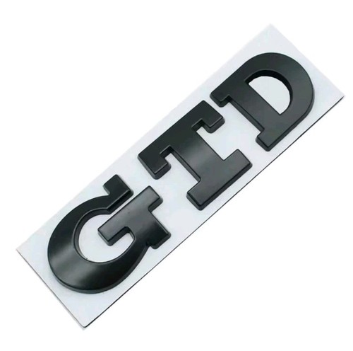 Gtd badge emblem matt schwarz - matt,