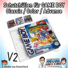Schutzhüllen V2 GameBoy Classic Color Advance Spiele OVP GAME BOY GBC GBA 0,35