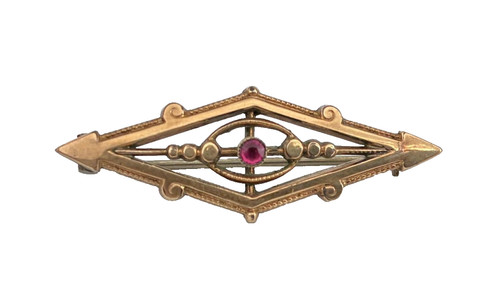 Antike jugendstil brosche - antike,