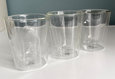 Thermogläser doppelwandig 3 St. Glas Cappuccino, Tee, Heißgetränke Neuwertig,