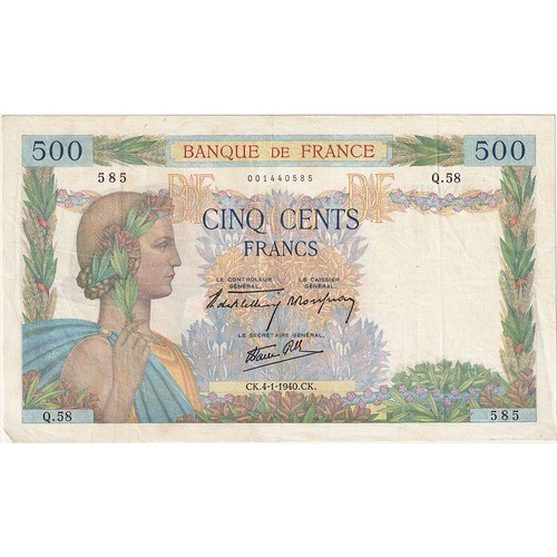Frankreich 500 francs la - 500,