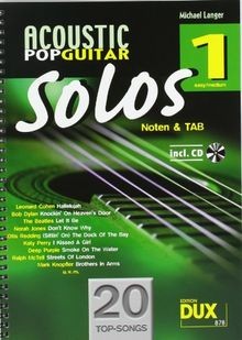 Acoustic pop guitar - , solos