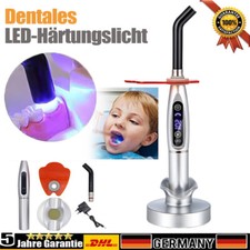 LED Dental Polymerisationslampe Curing Light Lampe Zahnarzt Cordless Neu 2200 mA