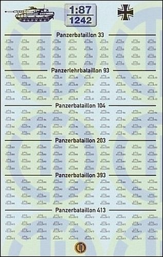 1242 decals taktische - 1242,
