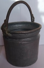 alter Melkeimer Milch Eimer Pflanzkübel Übertopf ca. 23 cm Vintage mit Henkel