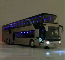 Stadt Reisebus Spielzeug Modell Fahrzeug Ride A Kutsche 1:32 Maßstab Kinder Toy