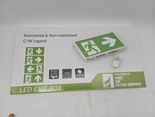 LED Fluchtwegleuchte Notleuchte unbenutzt OVP