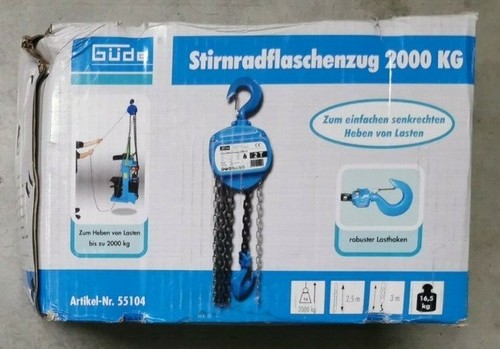 Güde stirnradflaschenzug 2000 - stirnradflaschenzug,