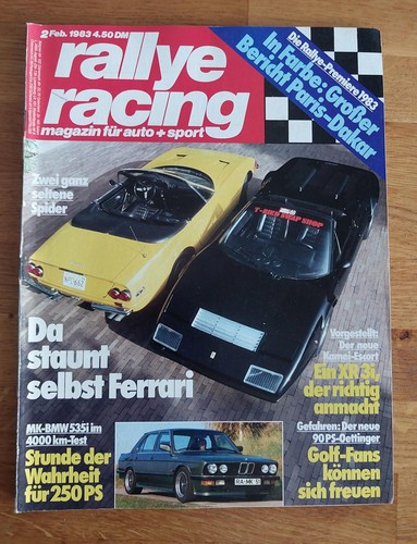Rallye racing 1983 bmw - rallye, 535i