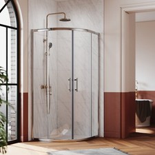 Duschabtrennung Viertelkreis