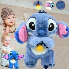 Stitch Kuscheltier mit Musik Licht Schlummer Stitch Plüschtier Stitch Stofftier