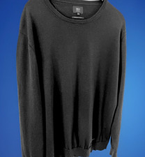 Eterna 1863 Herrenpullover Größe XL,  schwarz, Merinowolle
