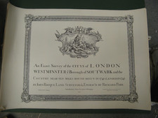 John Rocque KARTE der Städte