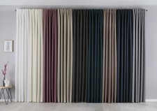 Vorhang Verdeckte Schlaufen Cationic »JENA« Leinen Optik Meliert Gardinenband