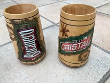 Holzkrug Bierkrug Chile Cuba 2 Stck.