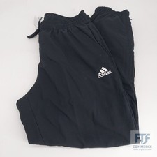 adidas Herren AEROREADY L Essentials Stanford Elastic Cuff Small Logo Pants, Bla