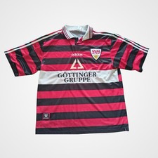 Vintage Adidas VfB Stuttgart Auswärtstrikot 1998/99 Größe XL