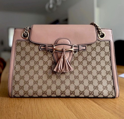 Gucci canvas schultertasche - gucci,