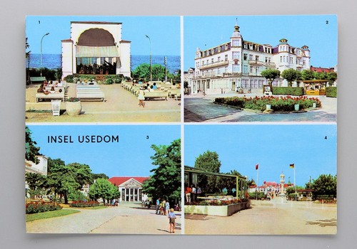 Postkarte insel usedom - insel,