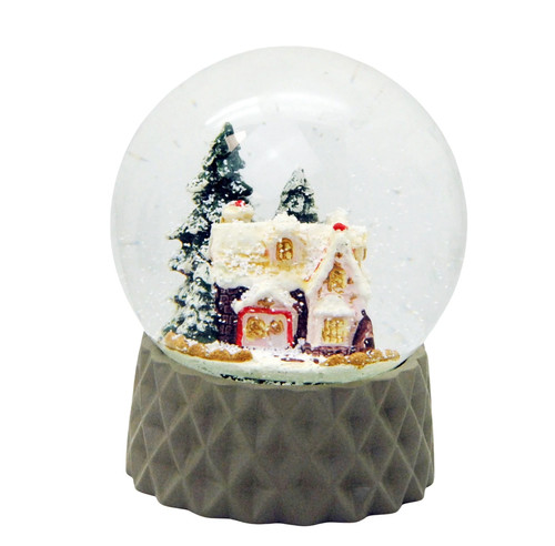 Schneekugel zuckerbäckerhaus - schneekugel,