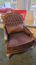 Barocksessel braun mit - f4,