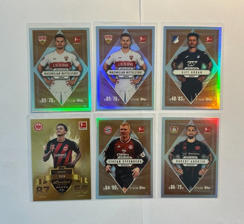 Match attax bundesliga - match, 6x