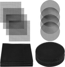 Drainagegitter Pflanzkübel Blumentopf 10x10cm Schwarz Wiederverwendbar 100 Stück