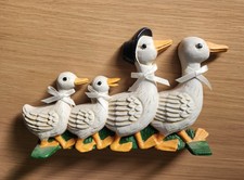 Ornament "4 Gänse" zum an die Wand stellen (sehr schwer)