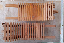 2 x Holzmodell - Schubkarre Blumentopfhalter - DEKO handarbeit