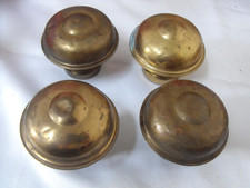 1 von 4 org. antike alte Messing Gardinenstangen Endstücke Abdeckkappen