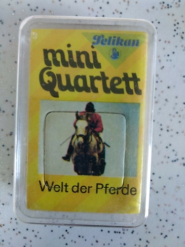 Vintage pelikan mini quartett - vintage,