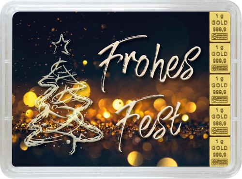 Frohes fest geschenkbarren - fest,