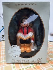 Disney Mikey Mouse Lauscha Krebs Glas  Christbaumschmuck In Ovp