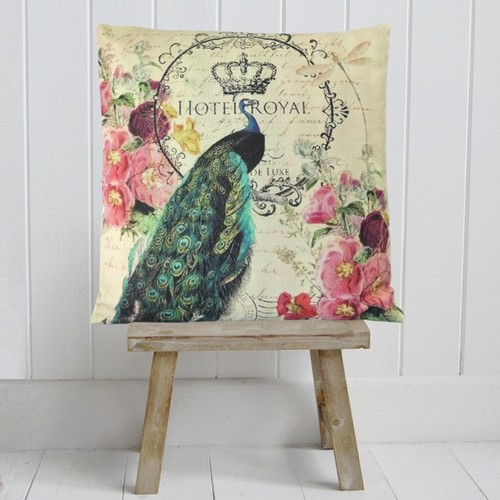 Pfau kissenbezug deko vintage - kissenbezug,