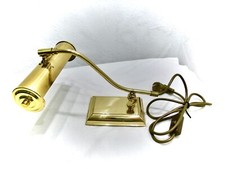*Sölken* Klavierlampe Schreibtischlampe Gelenkarm Lampe Messing 2,4kg 60er Top!