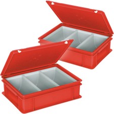 Besteckkasten - 2x,