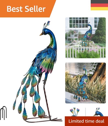 Vielseitige metall pfau figur - vielseitige,