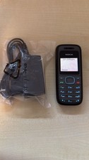 Nokia 1208 Schwarz Geprüft Händler Volle Funktion Garantie Accu Neu Komplett