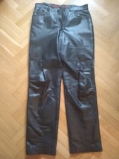 "OFFSET" Herren-Lederjeans, Lederhose, massiv, schwarz, Gr. 34, 1A-Zustand, TOP!