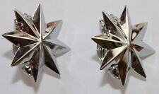 2 Stück Donauklammern - Vorhangklammern - Metallclips - Motivklammern Stern