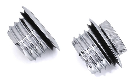 Pop tankdeckel set chrom - set,