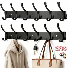 2 Stück Kleiderhaken Wand mit