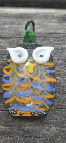 Murano glas anhänger eule - glas,
