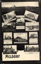 Ak Meldorf in Holstein, Wohnhaus, Hotel Zum Schloss am Meer,... - 3777187