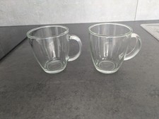 2x Glas-Tassen Set + 2