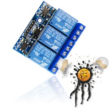 ESP8266 ESP32 Raspberry Pi 3 Kanal/Channel Relais Modul 3,3V Signal 5V Opto