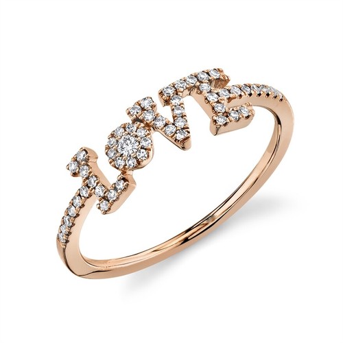 Diamant liebe ring - diamant,