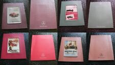 4 Mercedes Benz / Daimler Benz Oldtimer Retro Metallschilder m. orig. MB Karten