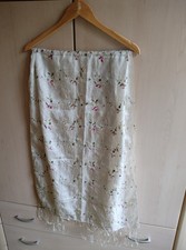 Seidenschal Polyester Beige