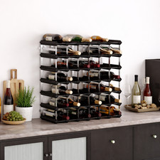 Weinregal 42 Flaschen Holz